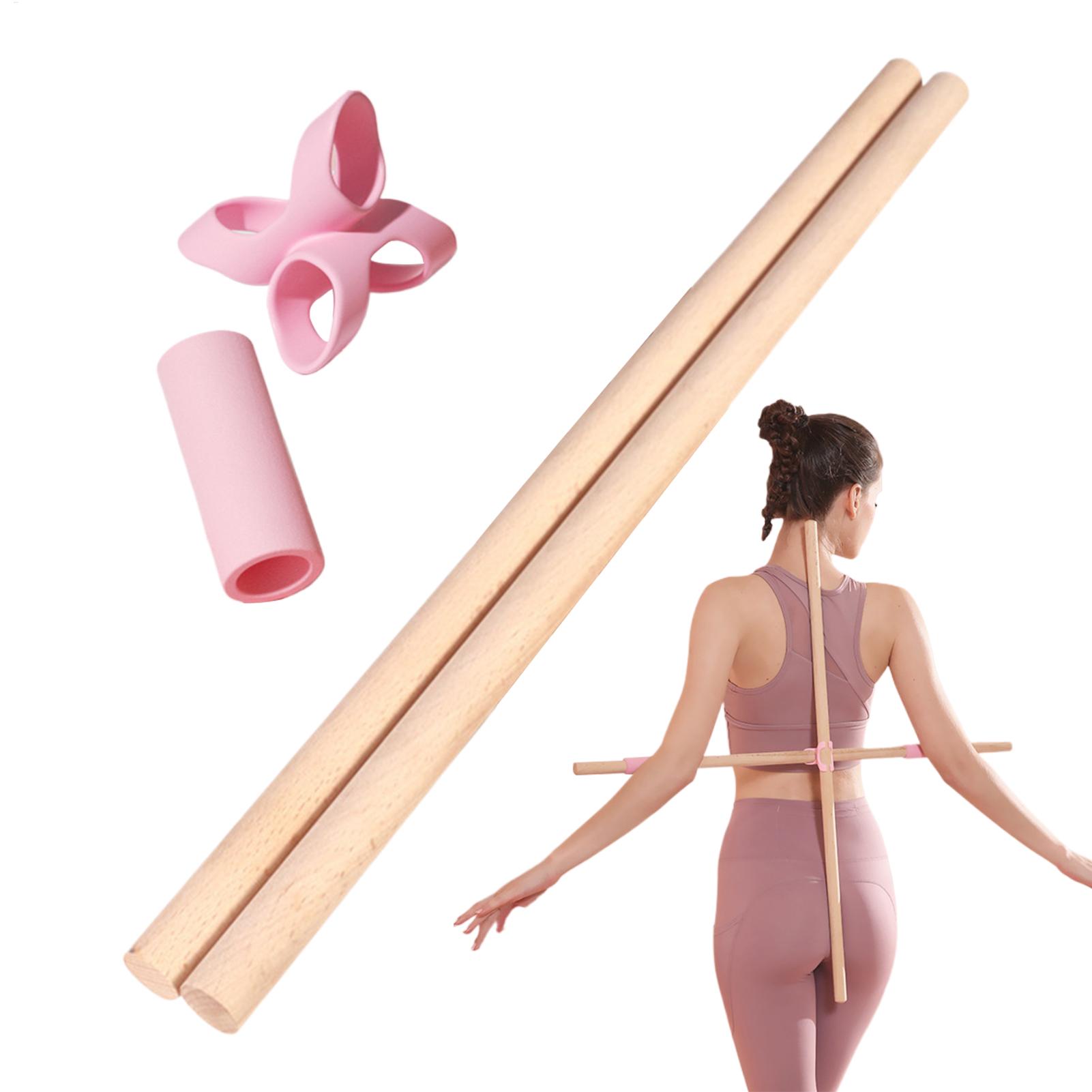 Pilates Yoga Barı - 요가 스틱 2개 피라테스 스트레칭 폴