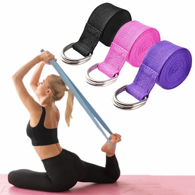 Pilates Yoga Circle - 183*3.8cm 요가 스트랩 코튼 운동 요가