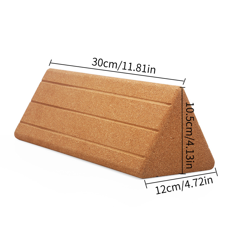 Yoga Block Cork - 고밀도 삼각형 코르크 요가 블록 -