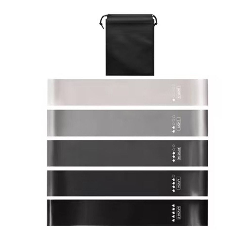 5Pcs TPE 피트니스 저항 밴드 스트레칭 내구성 요 - Pilates Yoga Circle 리뷰 및 가격
