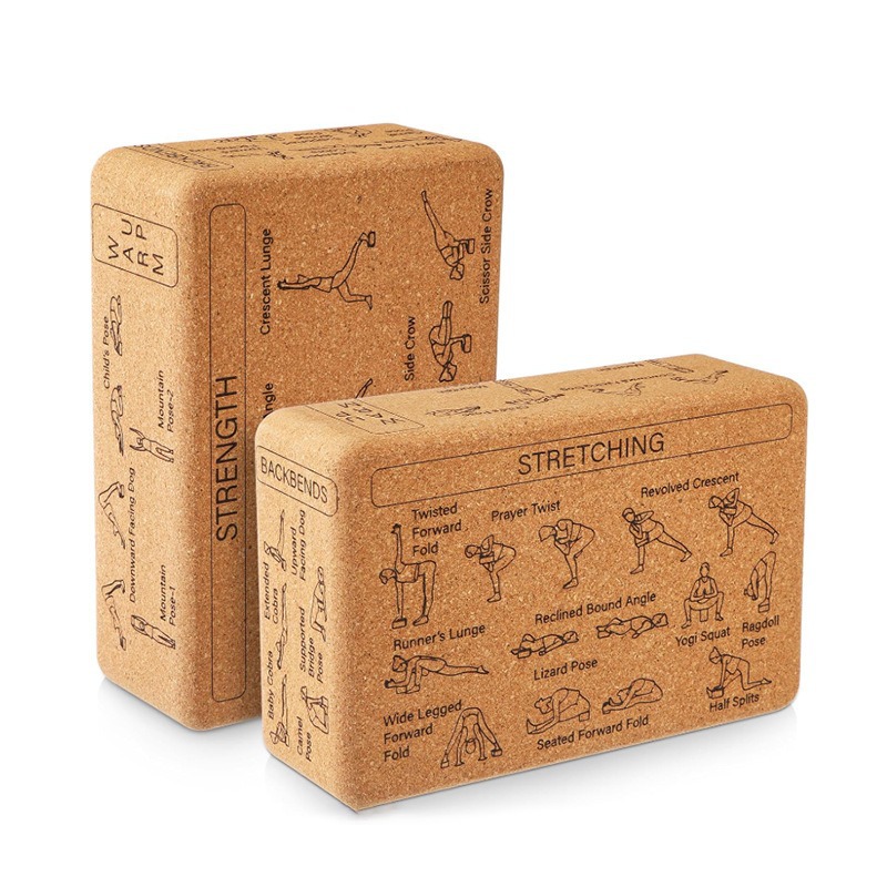 고밀도 천연 코르크 요가 블록, 초보자를 위한 균형 연 - Yoga Block Cork 리뷰 및 가격
