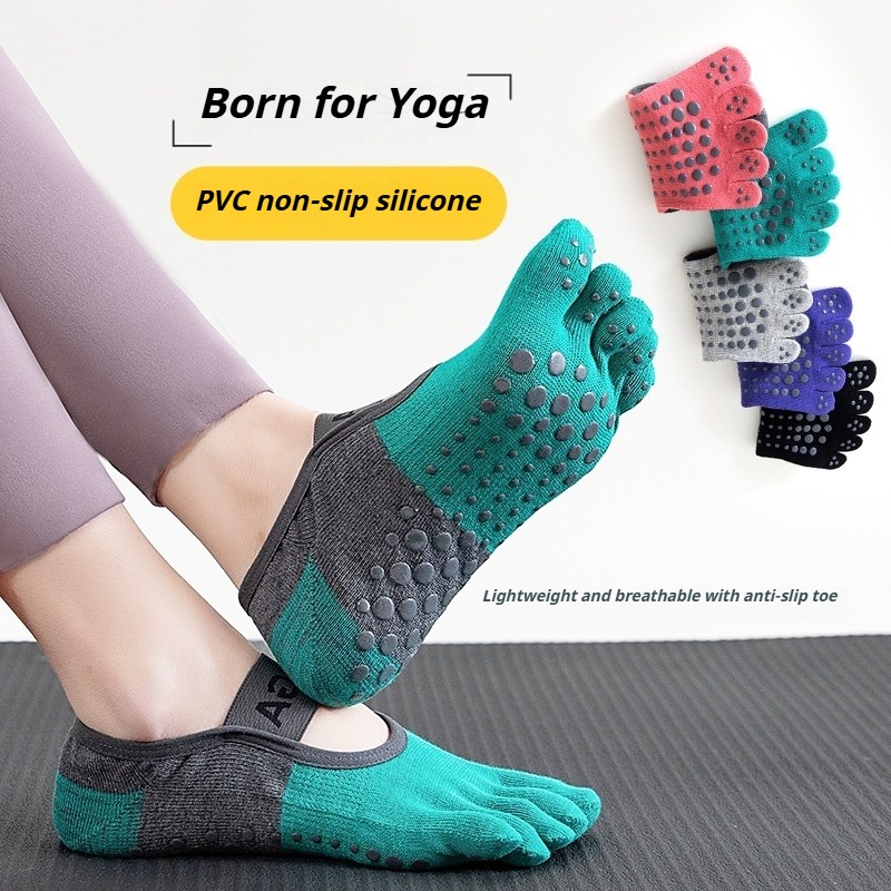 전문가용 필라테스 미끄럼 방지 5개 손가락 발목 양말  - Pilates Is Yoga 리뷰 및 가격