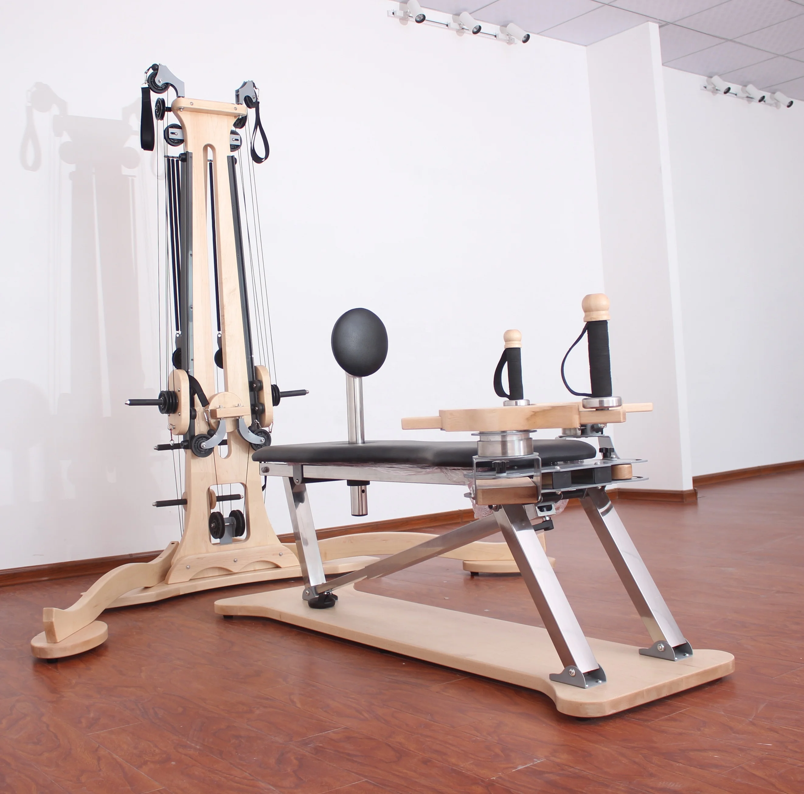 요가 바디빌딩 헬스장 홈 피트니스 장비 우드 필라테스  - Pilates And Yoga Combined 리뷰 및 가격