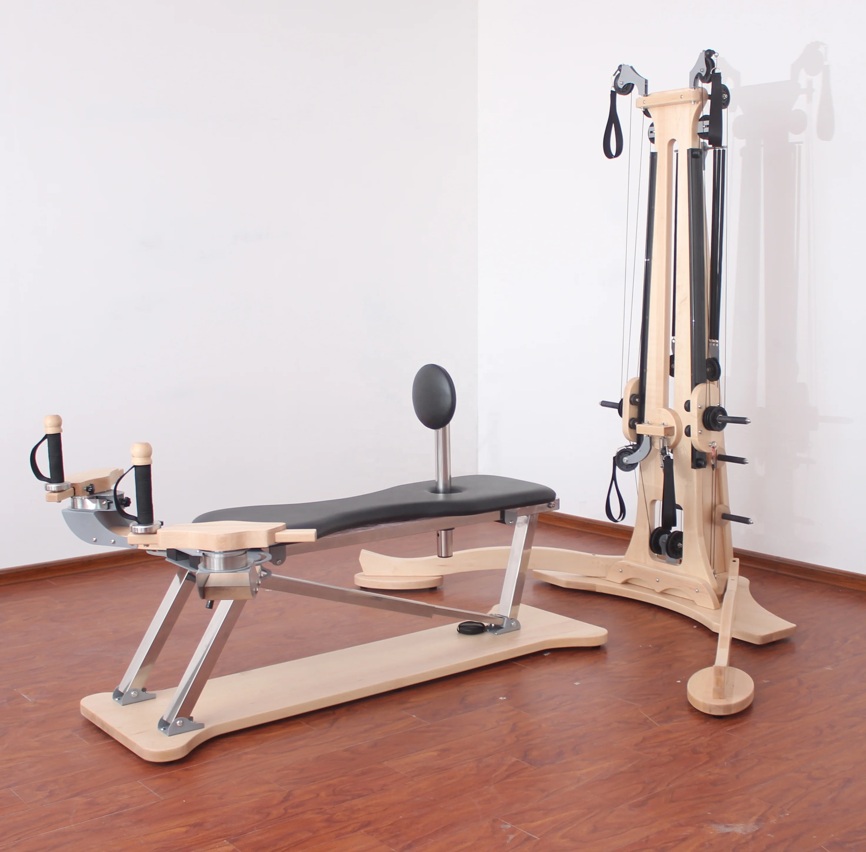 요가 바디빌딩 헬스장 홈 피트니스 장비 우드 필라테스  - Pilates And Yoga Combined 리뷰 및 가격